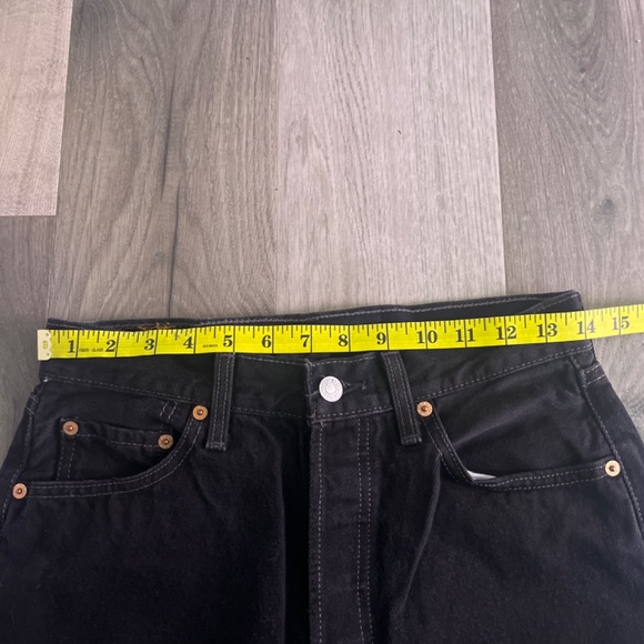 LEVI’S Vintage 501 | Black straight/wide leg denim - Picture 13 of 15